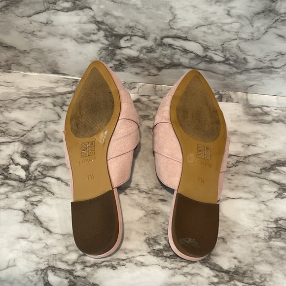 J. CREW LOAFER MULES WITH TWIST SHOES BLUSH COLOR 7.5 - Picture 12 of 15